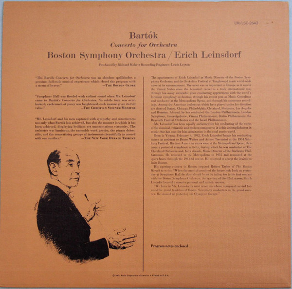 Concerto For Orchestra