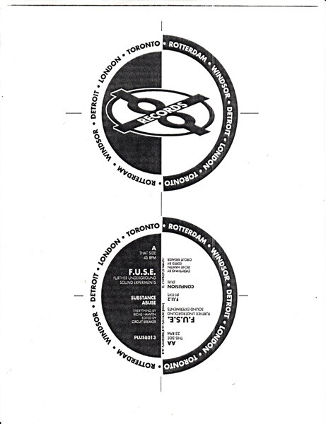 F.U.S.E - Substance Abuse | Plus 8 Records (PLUS8013) - 2 F.U.S.E - Substance Abuse | Plus 8 Records (PLUS8013) - 2