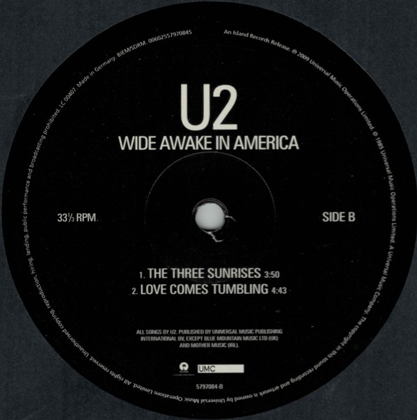 U2 - Wide Awake In America | Island Records (5797084) - 4 U2 - Wide Awake In America | Island Records (5797084) - 4