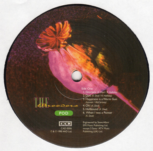 The Breeders - Pod | 4AD (CAD 0006) - 3 The Breeders - Pod | 4AD (CAD 0006) - 3