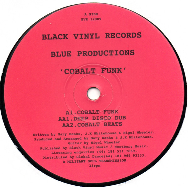 Blue Productions - Cobalt Funk | Black Vinyl Records (BVR 12009)