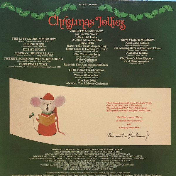 The Salsoul Orchestra - Christmas Jollies | Salsoul Records (XL-14102) - 2 The Salsoul Orchestra - Christmas Jollies | Salsoul Records (XL-14102) - 2