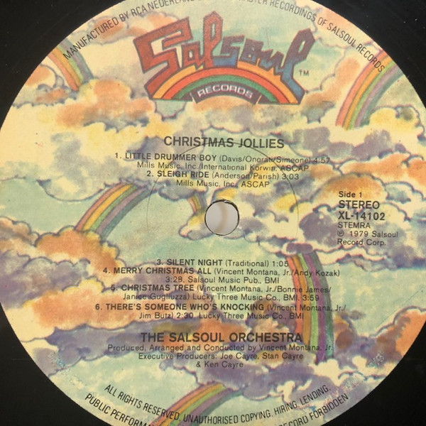 The Salsoul Orchestra - Christmas Jollies | Salsoul Records (XL-14102) - 3 The Salsoul Orchestra - Christmas Jollies | Salsoul Records (XL-14102) - 3