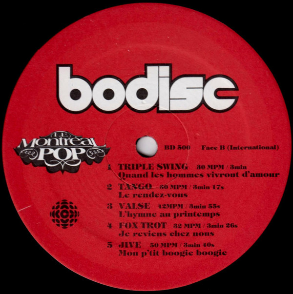 Le Montréal Pop - Danser Avec.... | Bodisc (BD 500) - 4 Le Montréal Pop - Danser Avec.... | Bodisc (BD 500) - 4