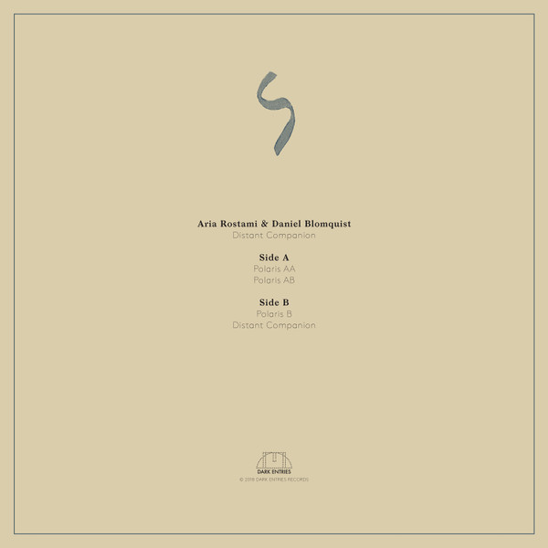 Aria Rostami & Daniel Blomquist - Distant Companion | Dark Entries (DE-211) - 2 Aria Rostami & Daniel Blomquist - Distant Companion | Dark Entries (DE-211) - 2