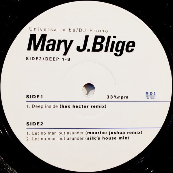 Mary J.Blige - Deep Inside | MCA Records (DEEP 1) - 2