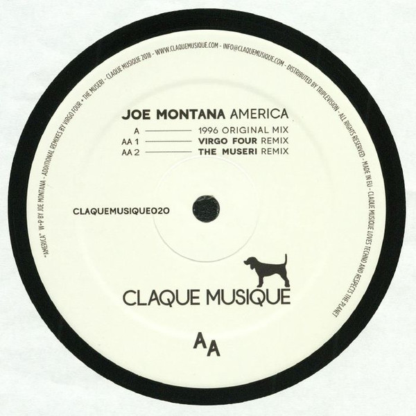 Joe Montana - America | Claque Musique (CLAQUEMUSIQUE020)