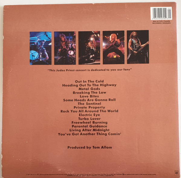Judas Priest - Priest... Live! | Columbia (C2 40794) - 10 Judas Priest - Priest... Live! | Columbia (C2 40794) - 10