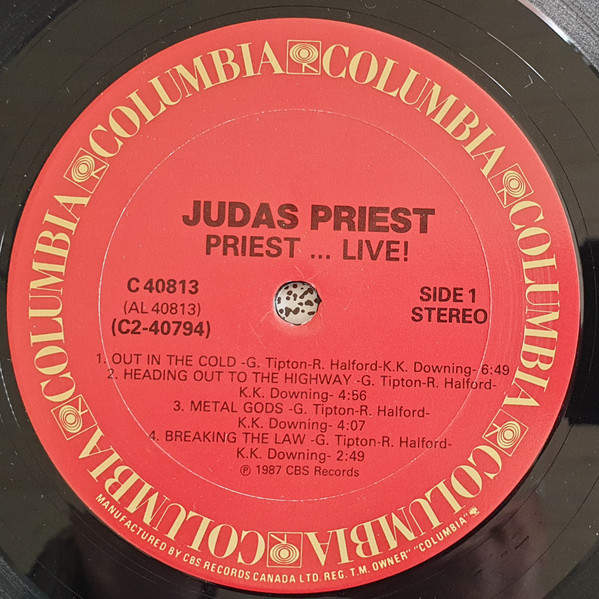 Judas Priest - Priest... Live! | Columbia (C2 40794) - 2 Judas Priest - Priest... Live! | Columbia (C2 40794) - 2
