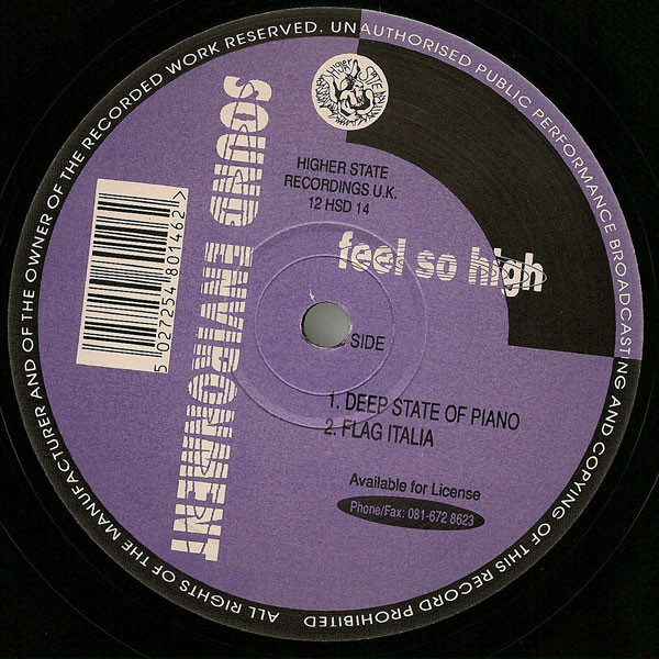 Sound Environment - Feel So High | Higher State Records (12 HSD 14) - 2 Sound Environment - Feel So High | Higher State Records (12 HSD 14) - 2