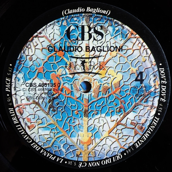 Claudio Baglioni - Oltre | CBS (466135-0) - 15 Claudio Baglioni - Oltre | CBS (466135-0) - 15