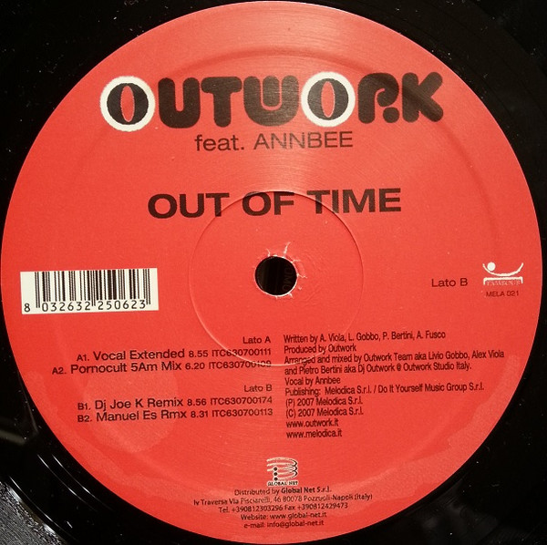 Outwork Feat. Annbee - Out Of Time | Melodica (MELA 021) - main Outwork Feat. Annbee - Out Of Time | Melodica (MELA 021) - main