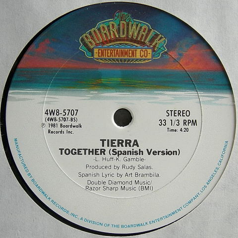 Tierra - Latin Disco | The Boardwalk Entertainment Co (4W8-5707) - 2 Tierra - Latin Disco | The Boardwalk Entertainment Co (4W8-5707) - 2