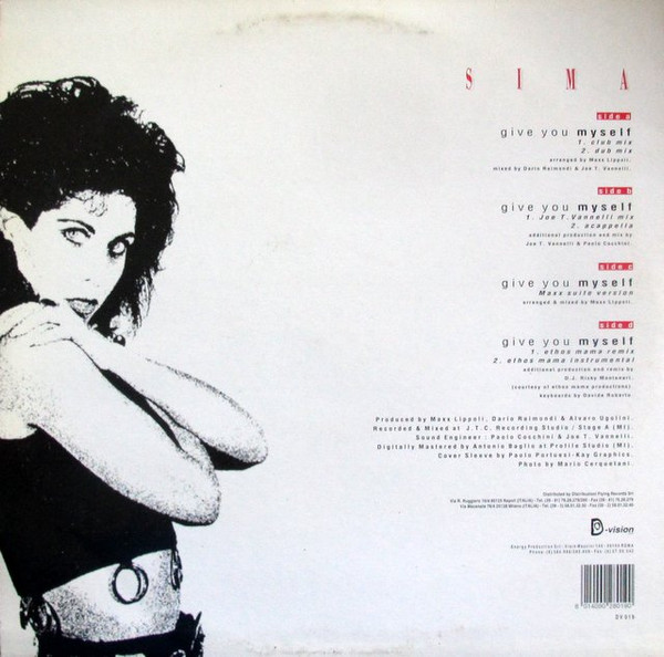 Sima - Give You Myself | D:vision Records (DV 019) - 2