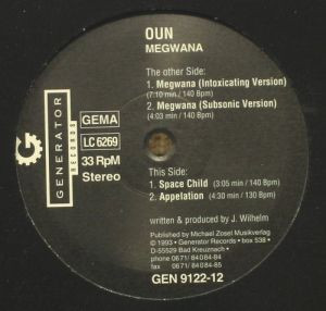 OUN - Megwana | Generator Records (GEN 9122-12)