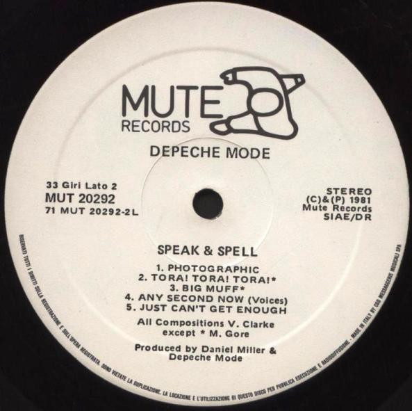 Depeche Mode - Speak & Spell | Mute (MUT 20292) - 4