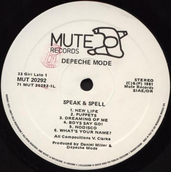Depeche Mode - Speak & Spell | Mute (MUT 20292) - 3