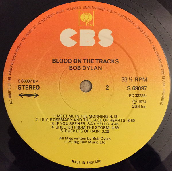 Blood On The Tracks