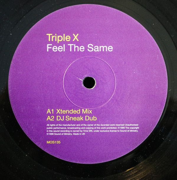 Triple X - Feel The Same | Sound Of Ministry (MOS135) - 3 Triple X - Feel The Same | Sound Of Ministry (MOS135) - 3