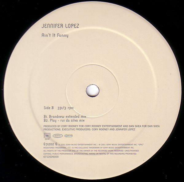 Jennifer Lopez - Ain't It Funny | Epic (671202 6) - 4 Jennifer Lopez - Ain't It Funny | Epic (671202 6) - 4