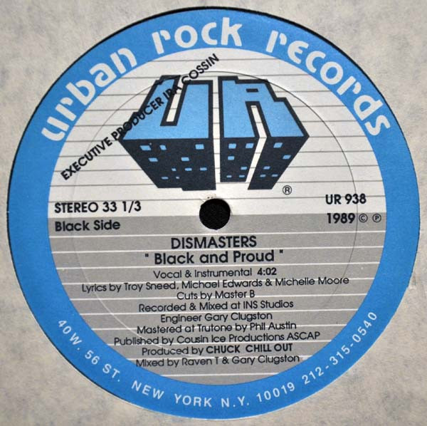 Dis Masters - Black And Proud! / Skrum And Then Some | Urban Rock Records (UR 938) - 3
