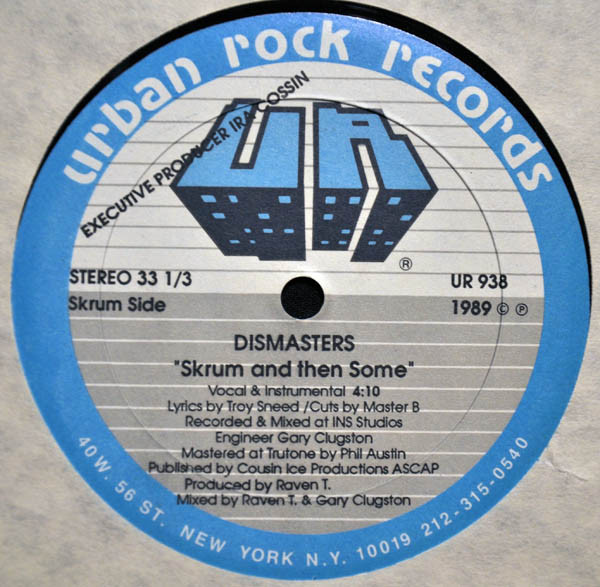 Dis Masters - Black And Proud! / Skrum And Then Some | Urban Rock Records (UR 938) - 4