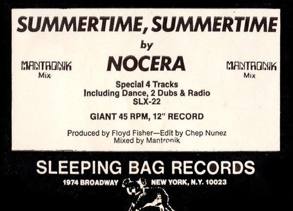 Nocera - Summertime, Summertime | Sleeping Bag Records (SLX-0022) - 4