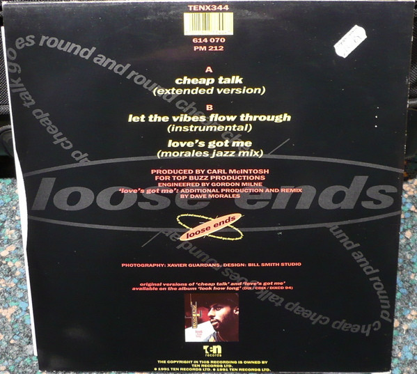 Loose Ends - Cheap Talk | 10 Records (TENX 344) - 2