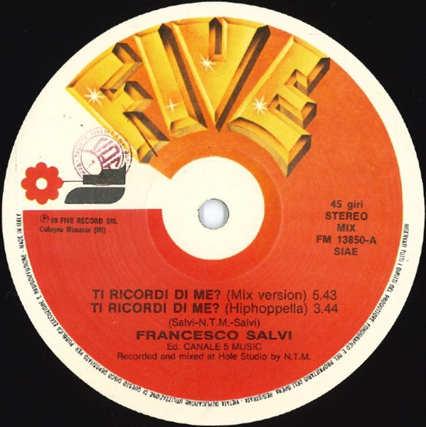 Francesco Salvi - Ti Ricordi Di Me? | Five (FM 13850) - 3 Francesco Salvi - Ti Ricordi Di Me? | Five (FM 13850) - 3