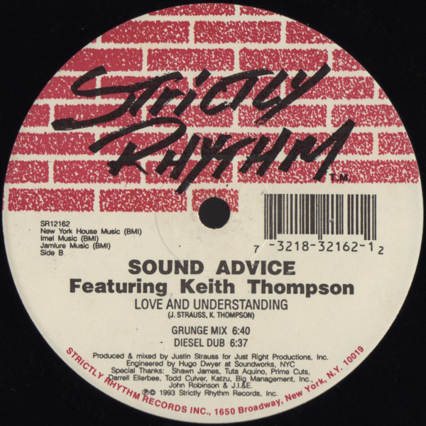 Sound Advice Featuring Keith Thompson - Love And Understanding | Strictly Rhythm (SR12162) - 2