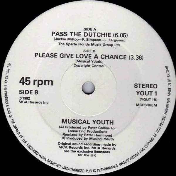 Pass The Dutchie (Special 12" Club Version)