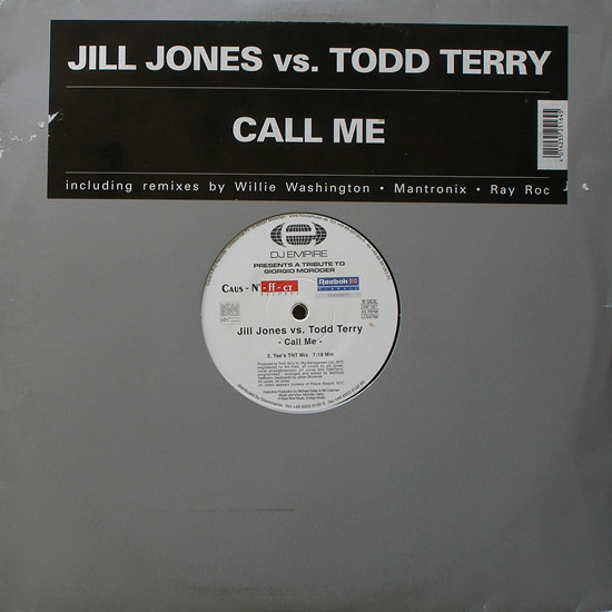 Jill Jones & Todd Terry - Call Me | Caus-N'-ff-ct (CNF 027) - main Jill Jones & Todd Terry - Call Me | Caus-N'-ff-ct (CNF 027) - main