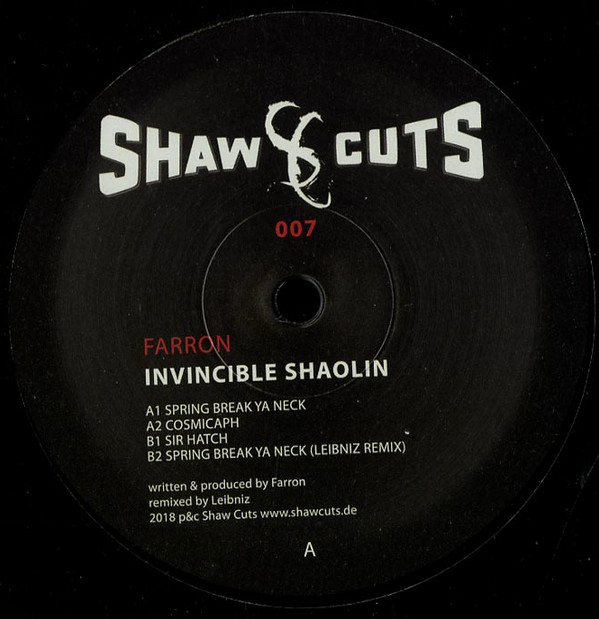 Farron - Invincible Shaolin | Shaw Cuts (SC007) - main Farron - Invincible Shaolin | Shaw Cuts (SC007) - main