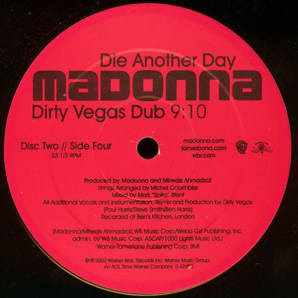 Madonna - Die Another Day | Warner Bros. Records (42492-0) - 7