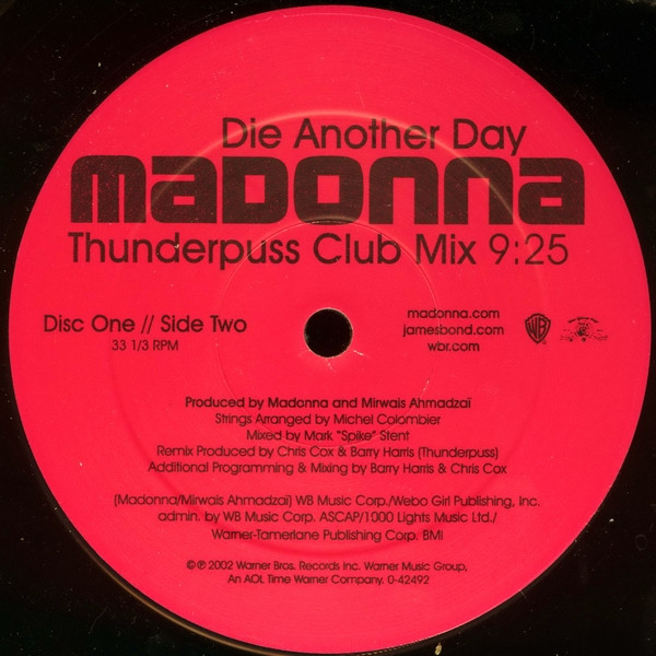 Madonna - Die Another Day | Warner Bros. Records (42492-0) - 5