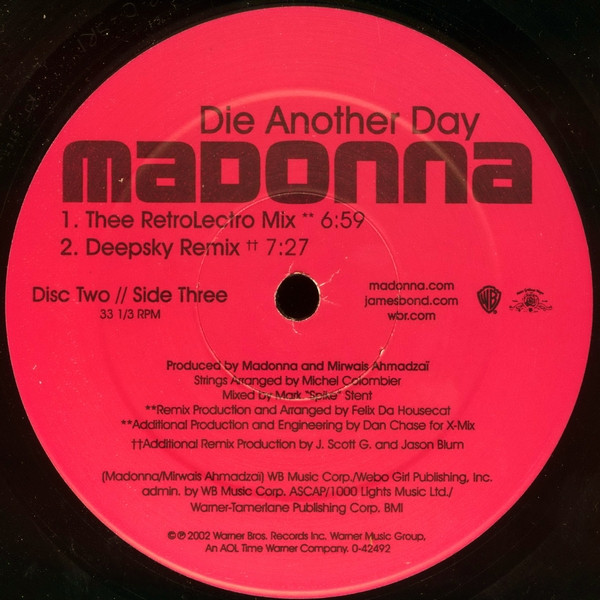 Madonna - Die Another Day | Warner Bros. Records (42492-0) - 6