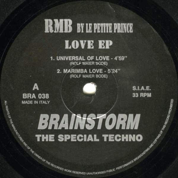 RMB - Love EP | Brainstorm (BRA 038) - main