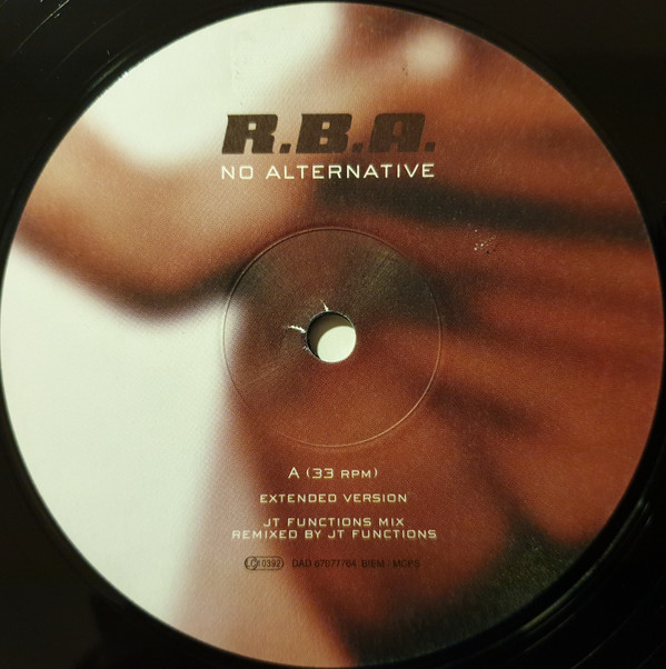 R.B.A. - No Alternative | Dance Division (DAD 670777 6) - 4