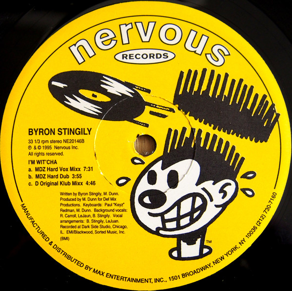 Byron Stingily - Don't Fall In Love | Nervous Records (NE20146) - 4