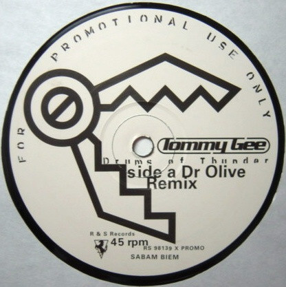Tommy Gee - Drums Of Thunder (Remixes) | R & S Records (RS 98139 X PROMO)