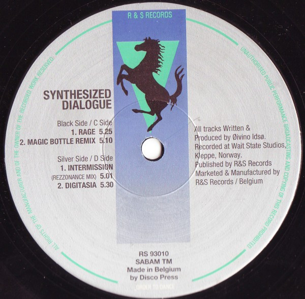 Synthesized Dialogue - Synthesized Dialogue | R & S Records (RS 93010) - 2
