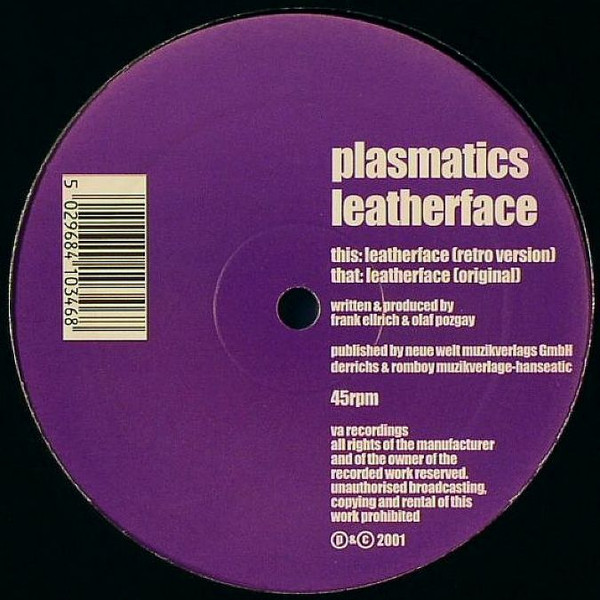 Plasmatics - Leatherface | Vinyl Addiction (VA007) - main