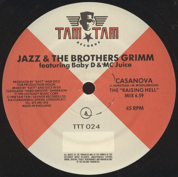 Jazz & The Brothers Grimm - Casanova | Tam Tam Records (12 TTT 024) - 3 Jazz & The Brothers Grimm - Casanova | Tam Tam Records (12 TTT 024) - 3