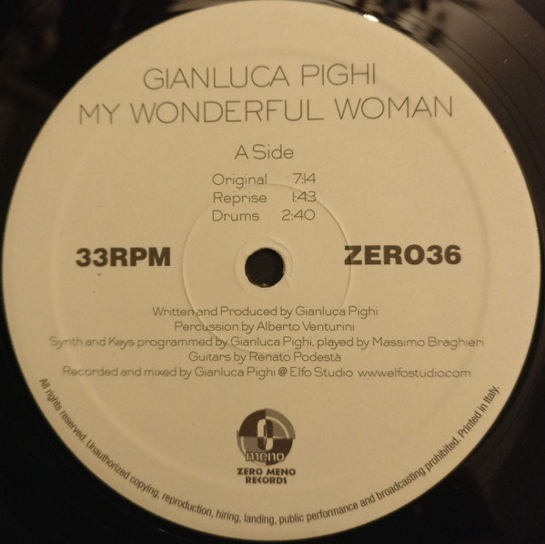 Gianluca Pighi - My Wonderful Woman | Zero Meno (ZERO 36) - 4 Gianluca Pighi - My Wonderful Woman | Zero Meno (ZERO 36) - 4