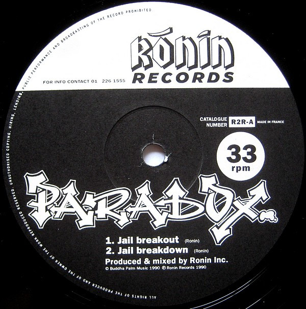 Paradox - Jail Breakout | Ronin Records (R2R) - 3