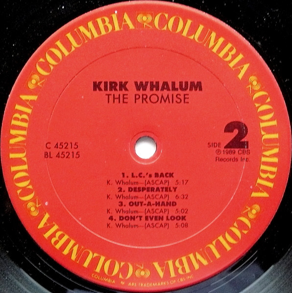 Kirk Whalum - The Promise | Columbia (FC 45215) - 6
