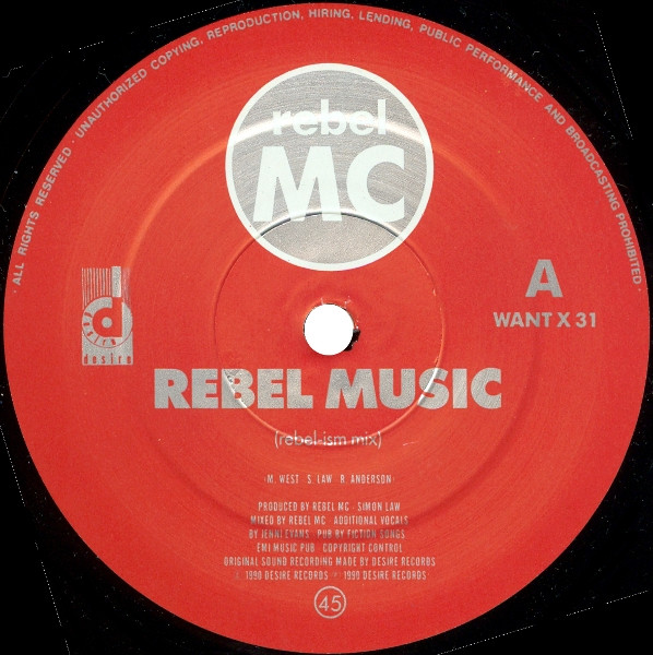 Rebel MC - Rebel Music | Desire Records (WANT X 31) - 3 Rebel MC - Rebel Music | Desire Records (WANT X 31) - 3