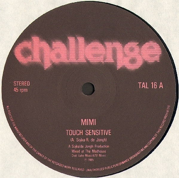 Mimi & The Climax Orchestra - Touch Sensitive | Challenge Records (TAL 16) - main