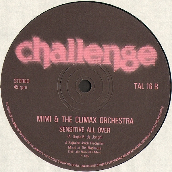 Mimi & The Climax Orchestra - Touch Sensitive | Challenge Records (TAL 16) - 2
