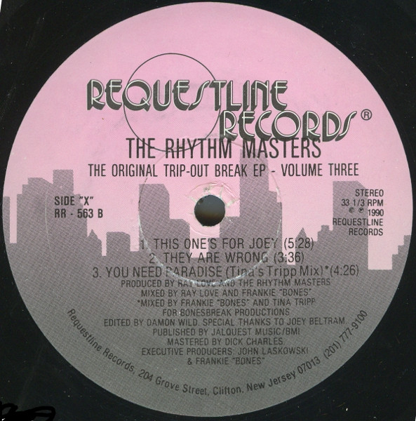 The Rhythm Masters - The Original Trip-Out Break EP - Volume 3 | Requestline Records (RR - 563) - 2
